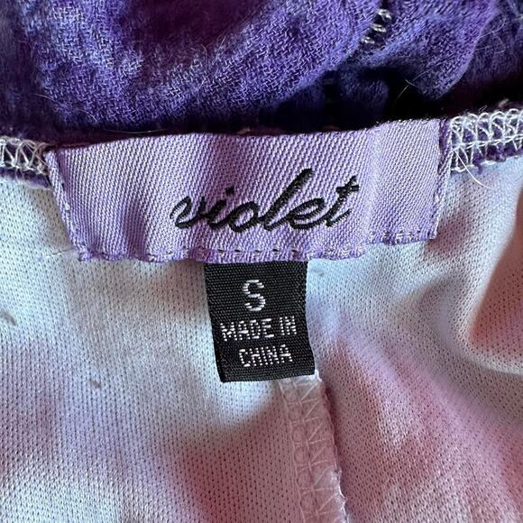 Womens Dress Size Small Purple Tie Dye Sleeveless Casual Beach Bohemian - Picture 5 of 7